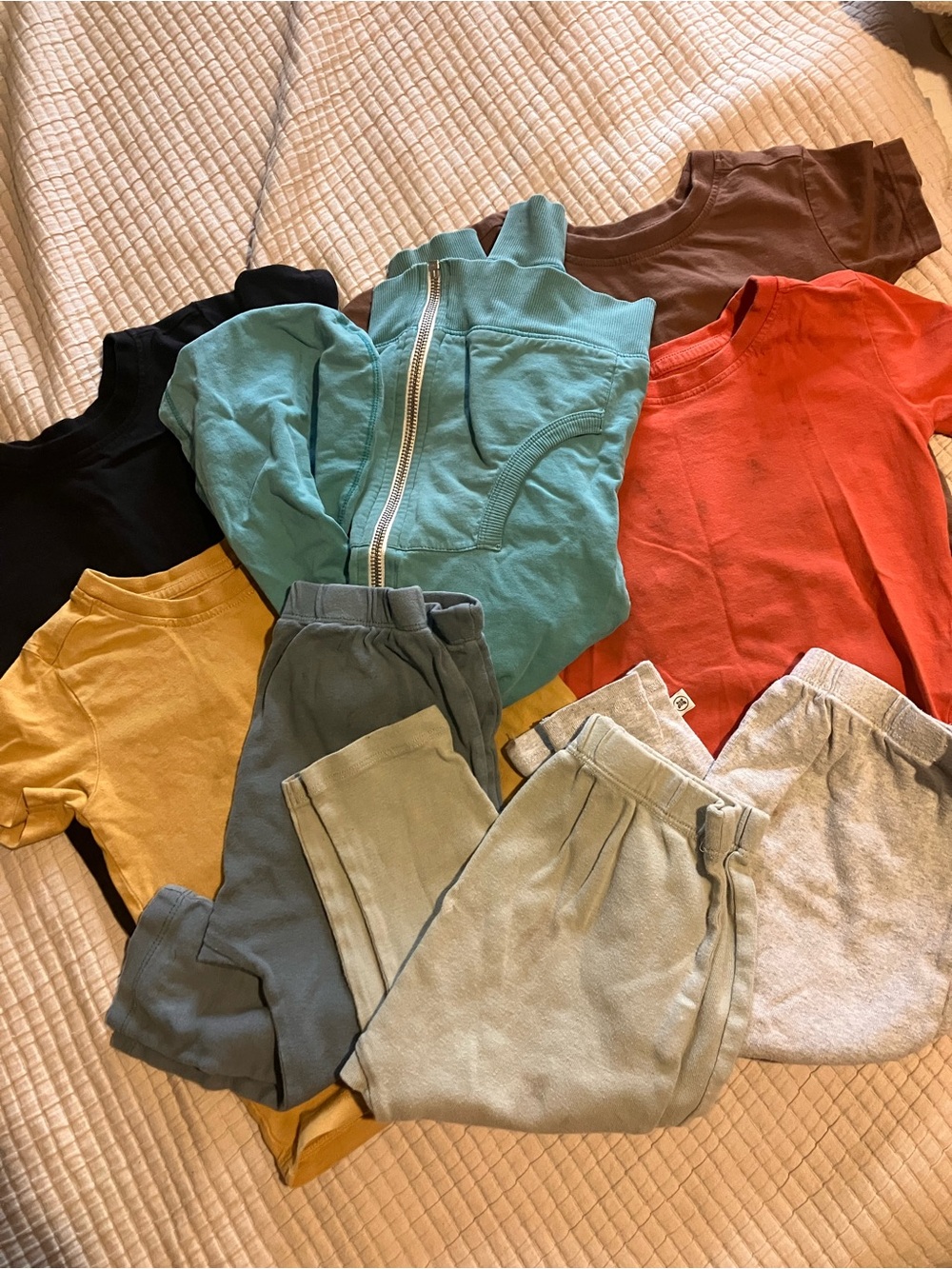Organic Cotton Bundle Honest Tees / Pants and Zip Hoodie